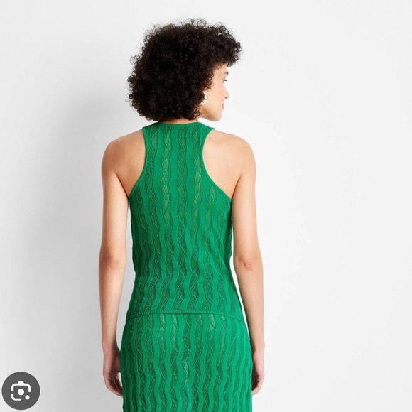 NWT Women's Open Stitch Sweater Tank Top - Future Collective w Jenee Naylor XS - Picture 3 of 8